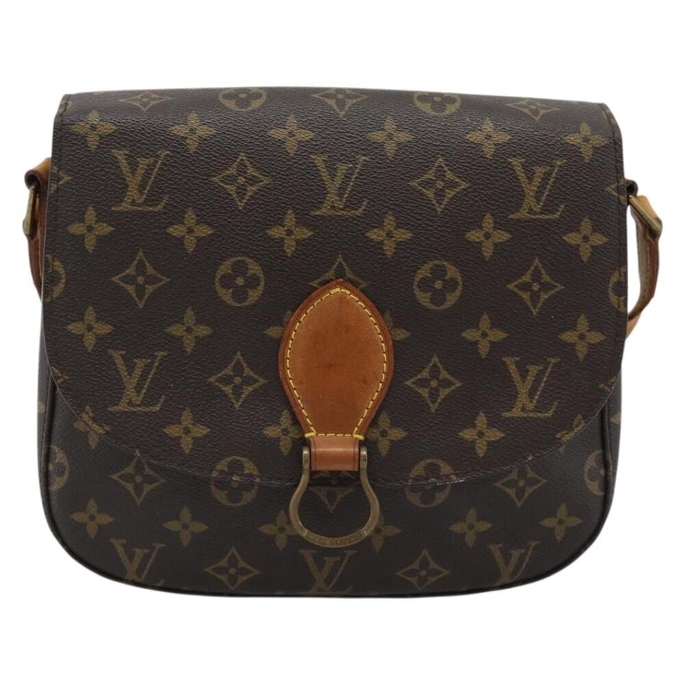 Louis Vuitton Monogram Saint Cloud GM Shoulder Bag Brown